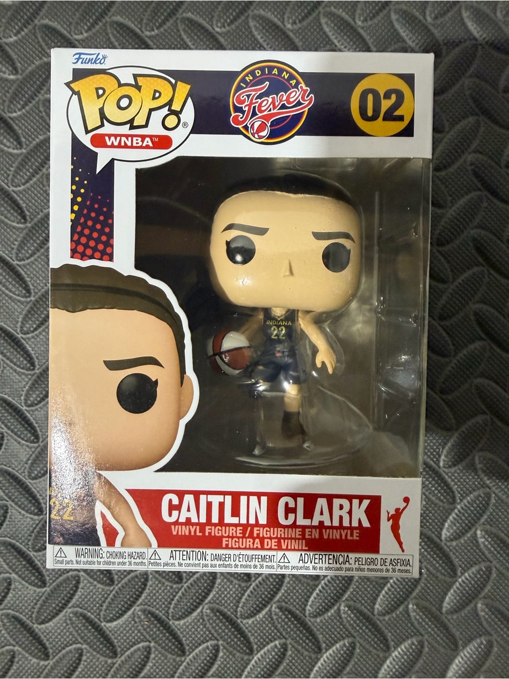 Funko Pop! Caitlin Clark Rookie Indiana Fever Vinyl Figure